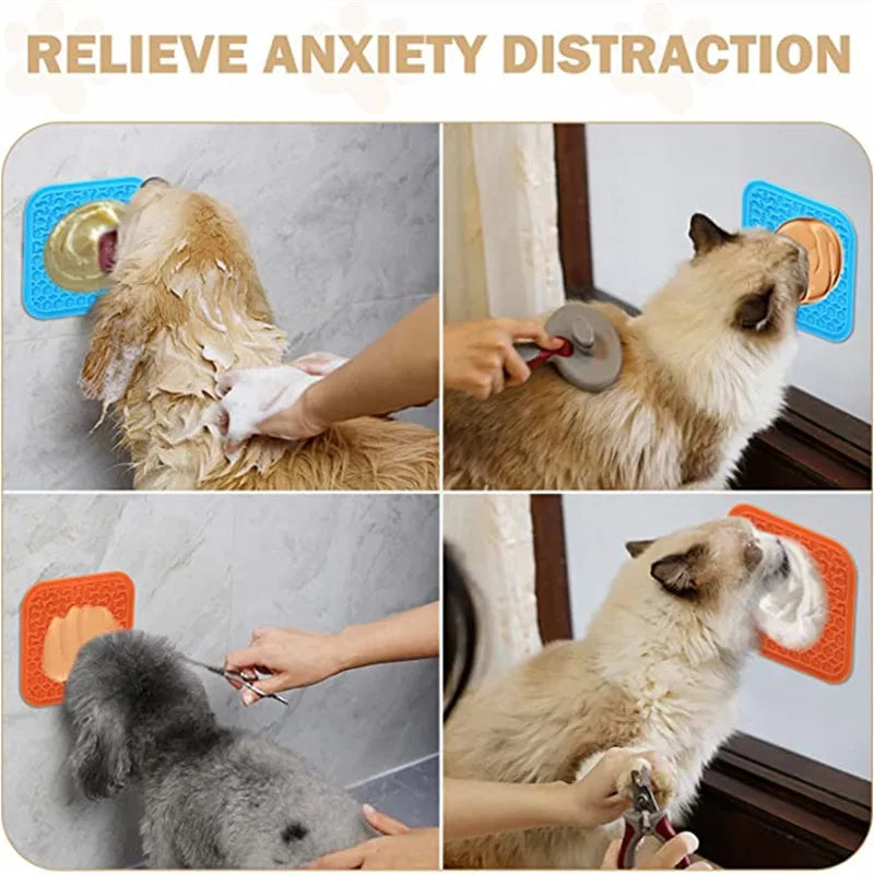 PawCalm Lick Mat — Anxiety Relief & Slow Feeding for Dogs & Cats